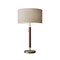 Homeroots Walnut Wood & Metal Table Lamp15 x 7 x 26.25 in. 372570 - alternate 1